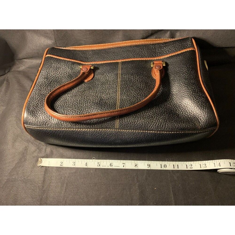 Vintage Liz Claiborne Bag Women's Brown Genuine Leather w/Tag Free Shipping - Picture 2 of 12